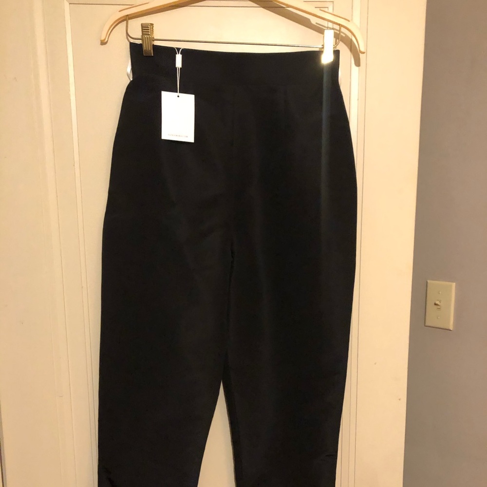 Silk Faille Cigarette pants by Alexia Maria
